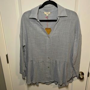 NWT Umgee Peplum Style Blouse